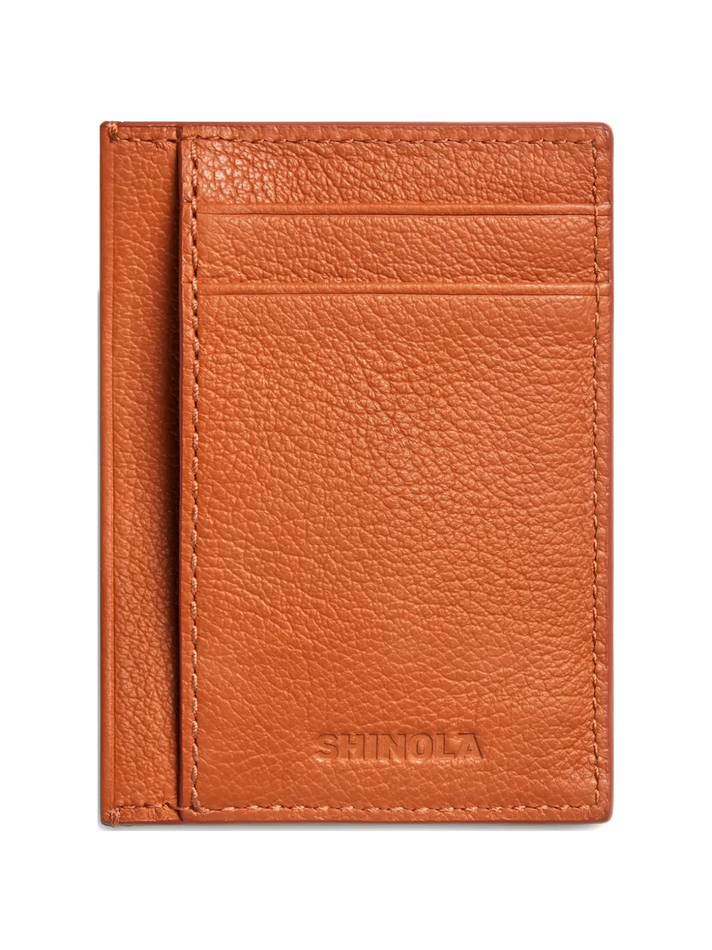 Shinola Canfield ID card holder - Marrone