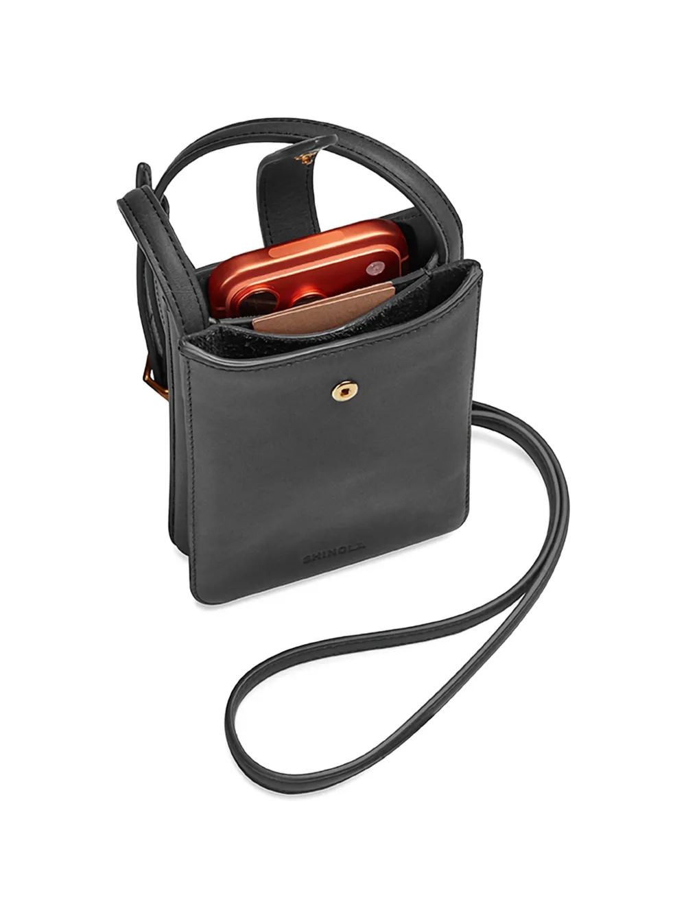 Shinola Leather Crossbody Bag - Black 
