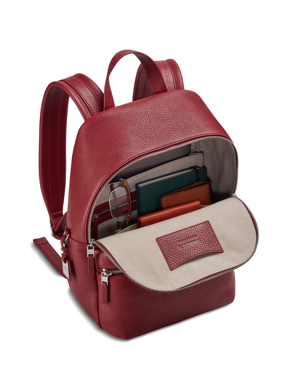  Shinola Runwell Small Backpack - Red 