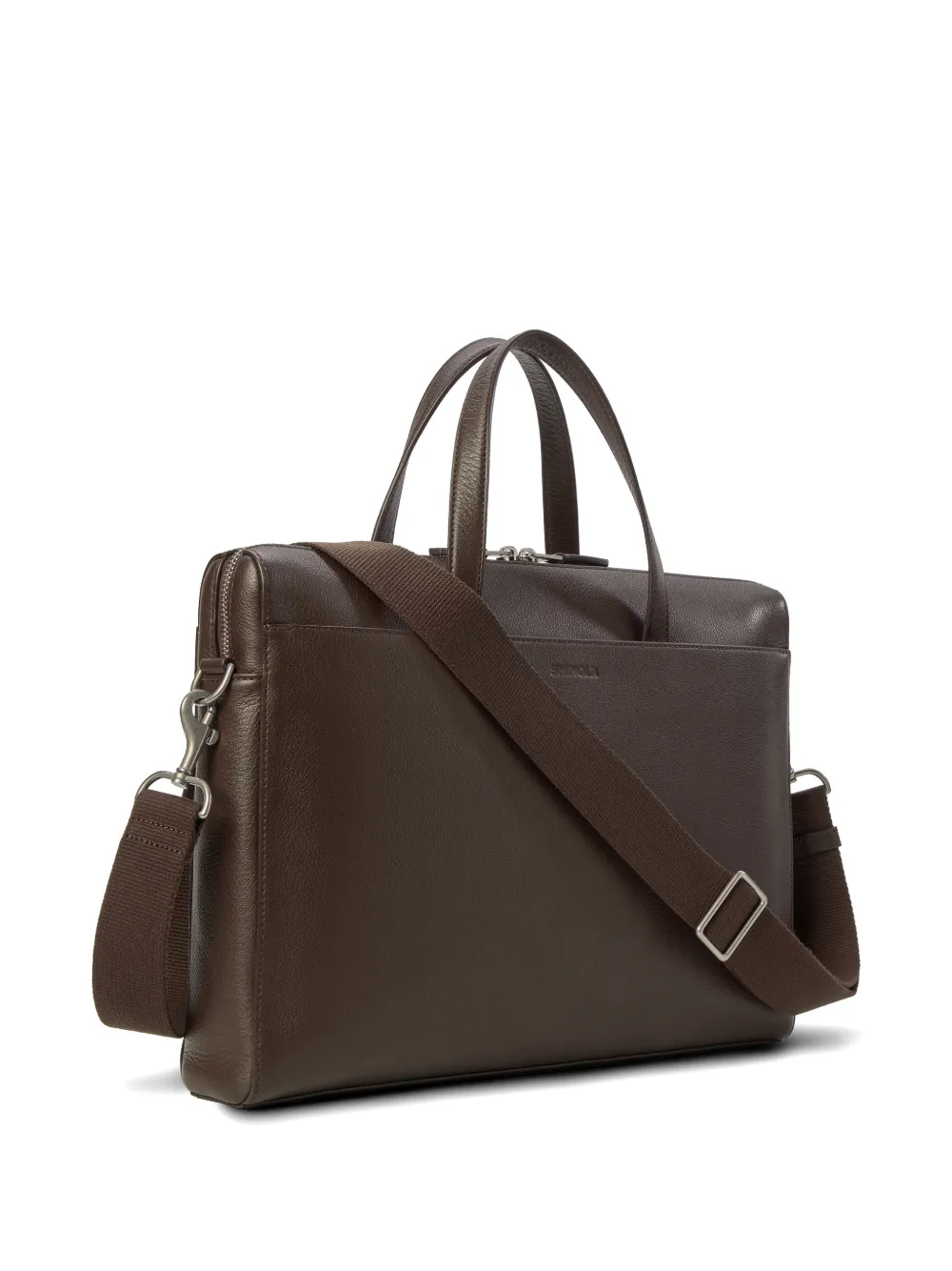 Shinola Canfield leren aktetas Bruin