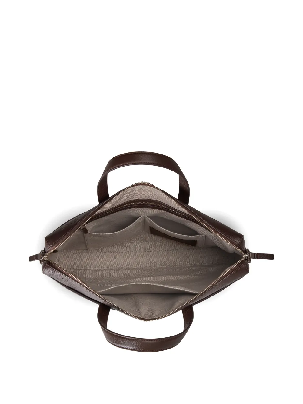 Shinola Canfield leren aktetas Bruin