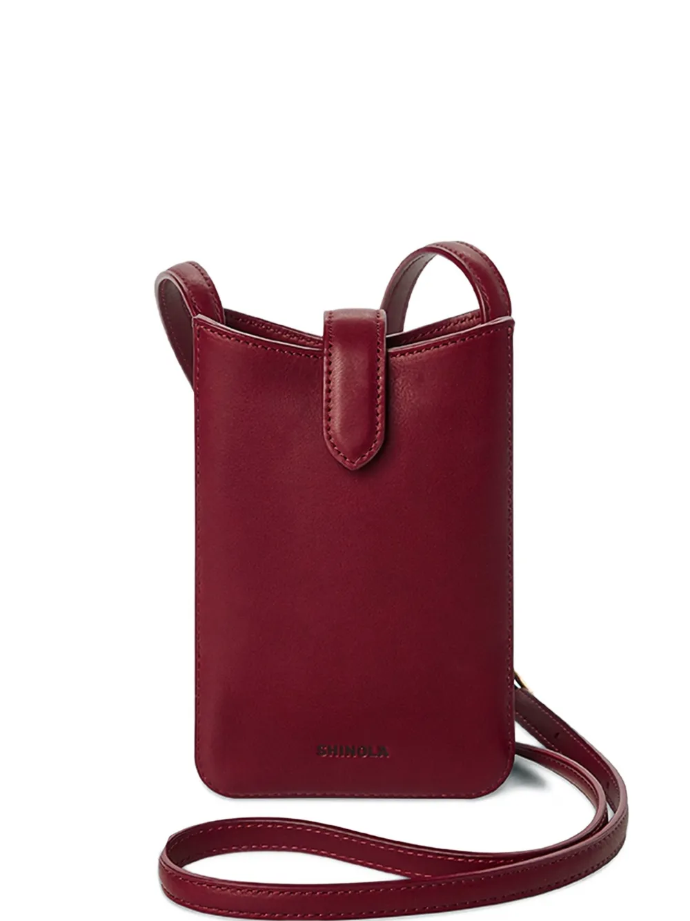 Shinola leather crossbody bag - Rosso