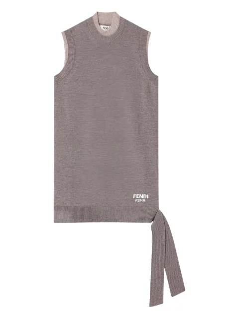 FENDI top con detalle de moño