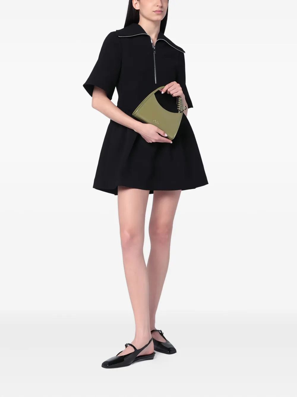 Marc Jacobs Glam Claw Clip shopper - Groen
