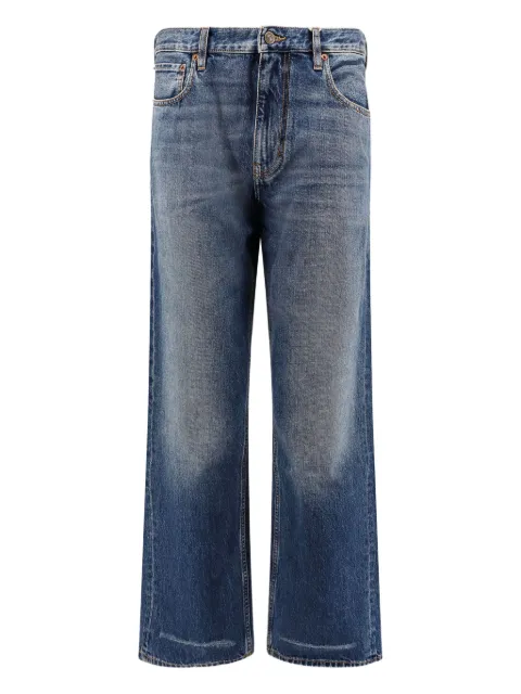 Valentino Garavani logo-patch jeans