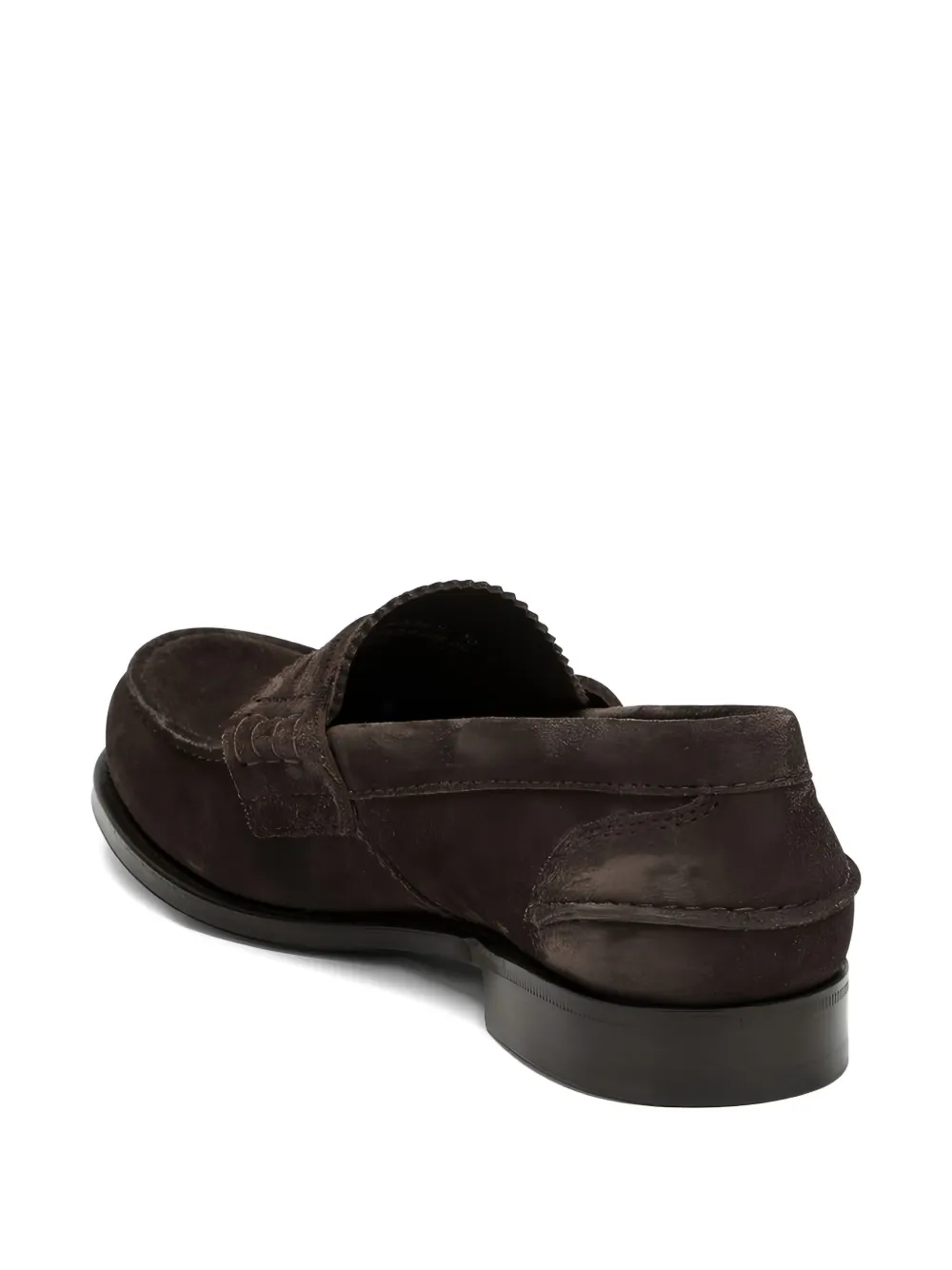 Church's Gekerfde suède loafers Bruin