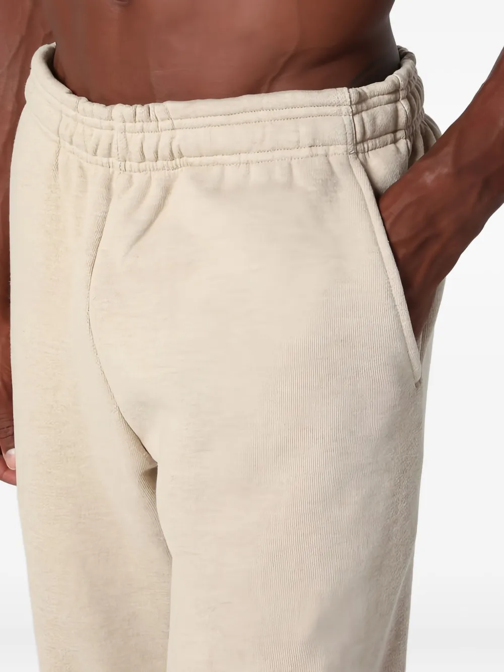 ENTIRE STUDIOS Katoenen trainingsbroek Beige