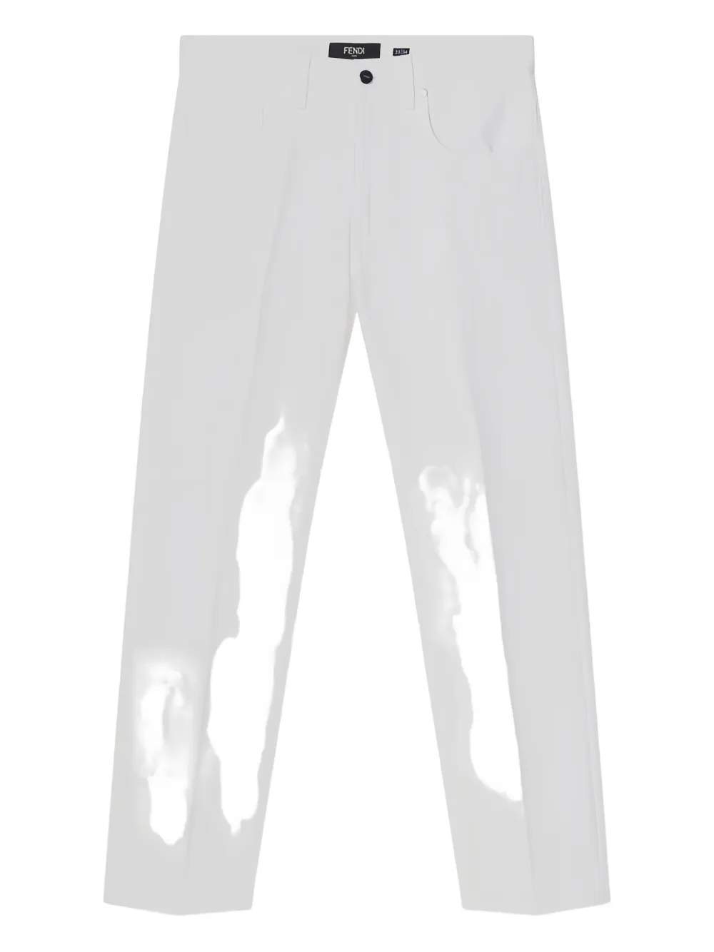 FENDI Jeans taglio regular - Bianco