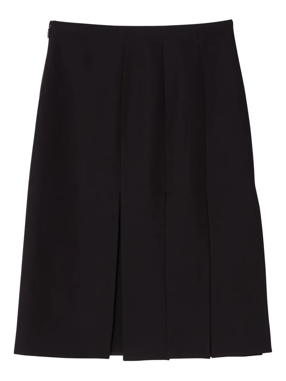 FENDI Mini-plooirok met split - Zwart