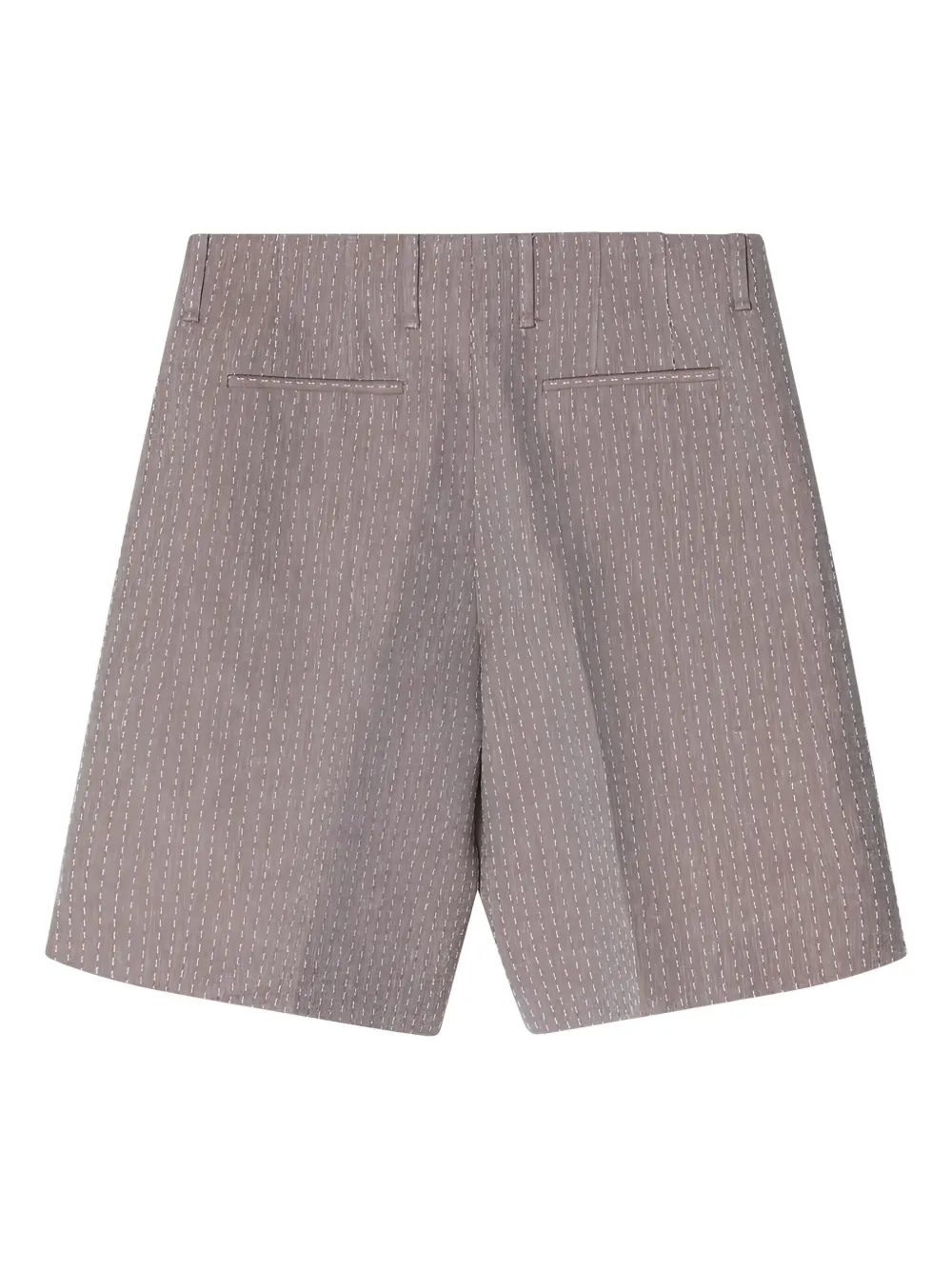 FENDI Gestreepte bermuda shorts - Beige