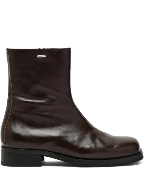 OUR LEGACY Camion zip-detail leather boots