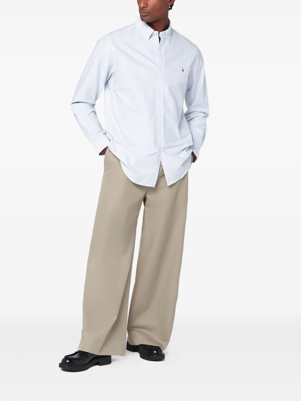 Polo Ralph Lauren Gestreept overhemd Wit