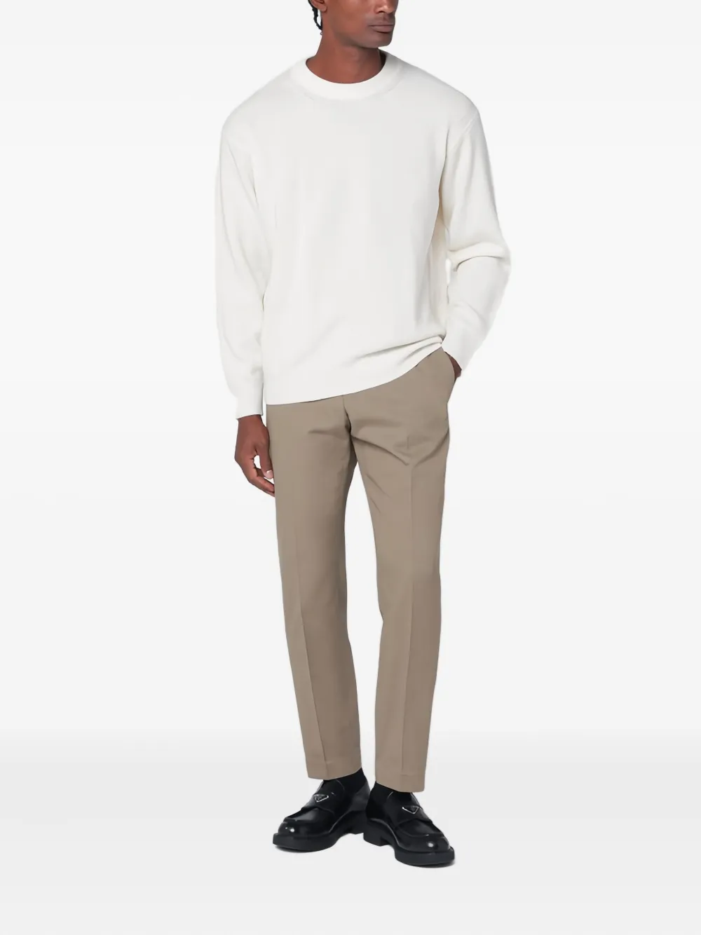 PT Torino Rebel broek met paspelzakken - Beige