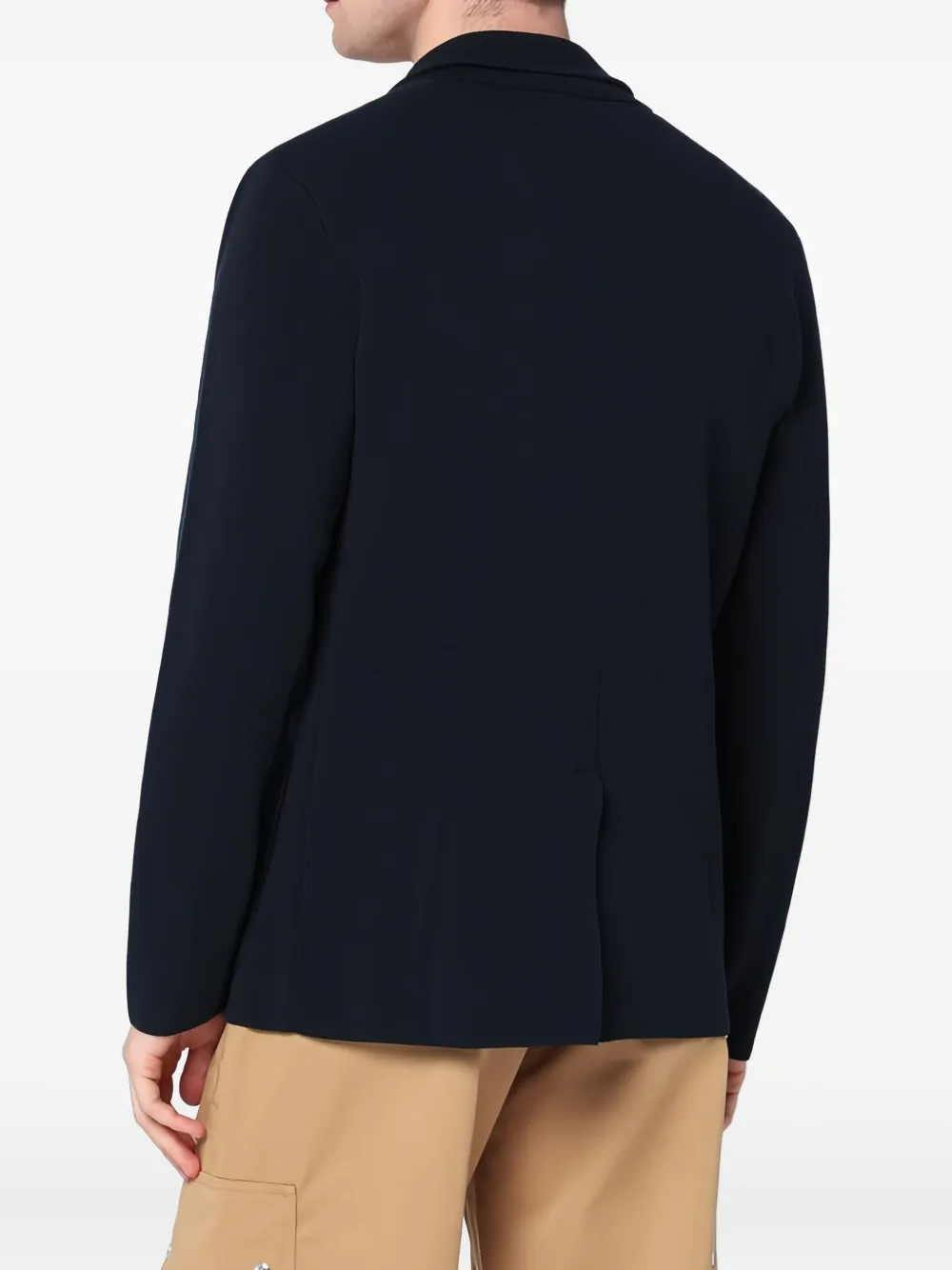 Roberto Collina Blazer met enkele rij knopen Blauw