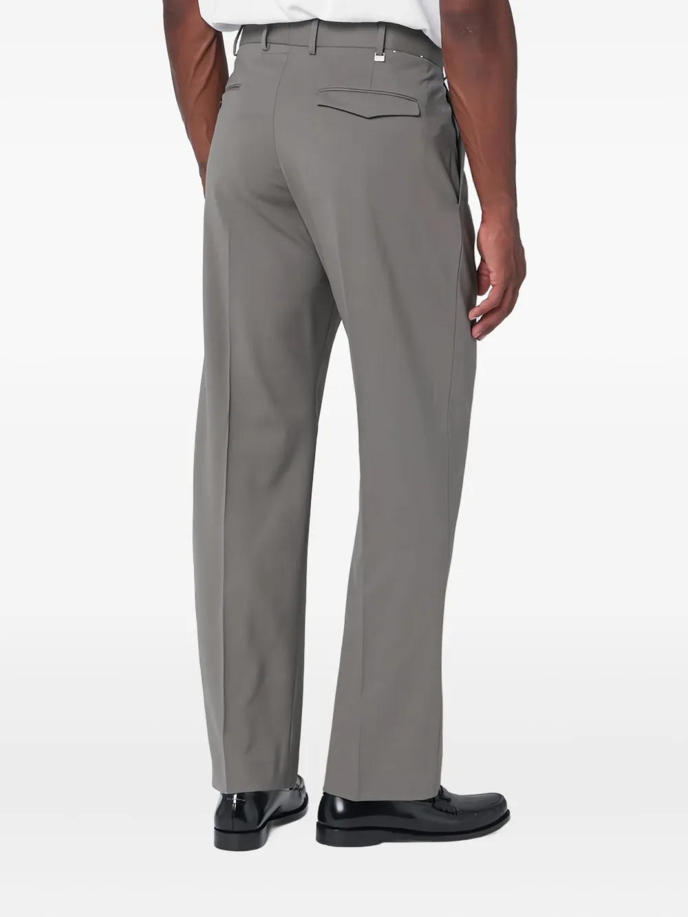 Pt Torino Michael Trousers With Pockets And Loops In Gray