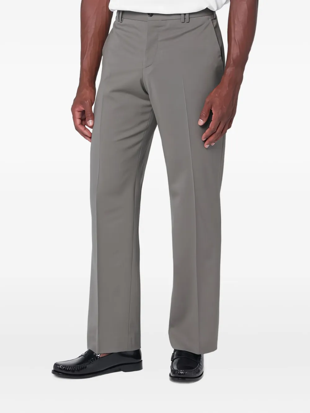 Pt Torino Michael Trousers With Pockets And Loops In Gray