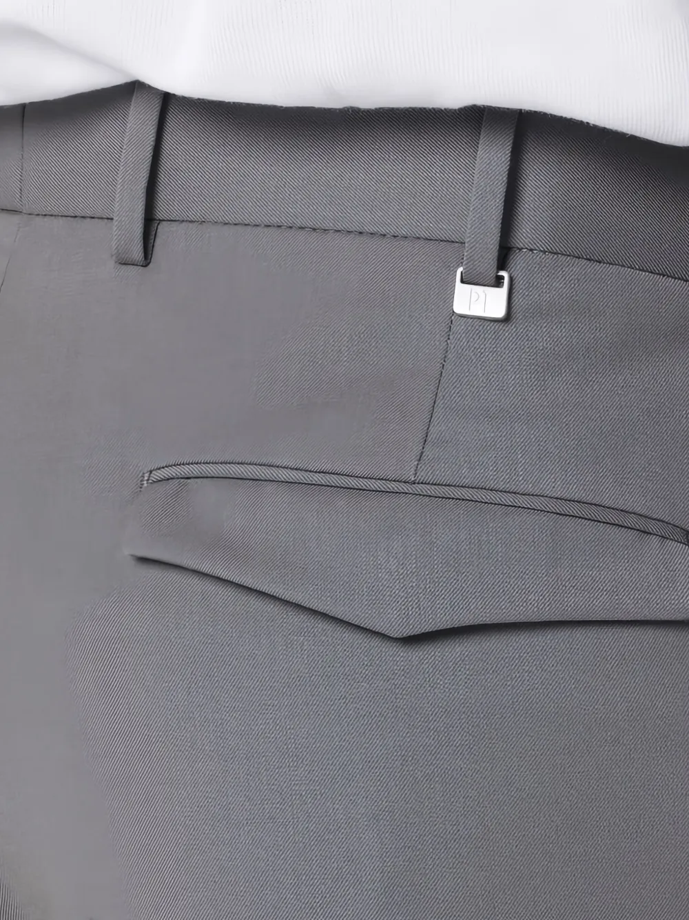 Pt Torino Michael Trousers With Pockets And Loops In Gray