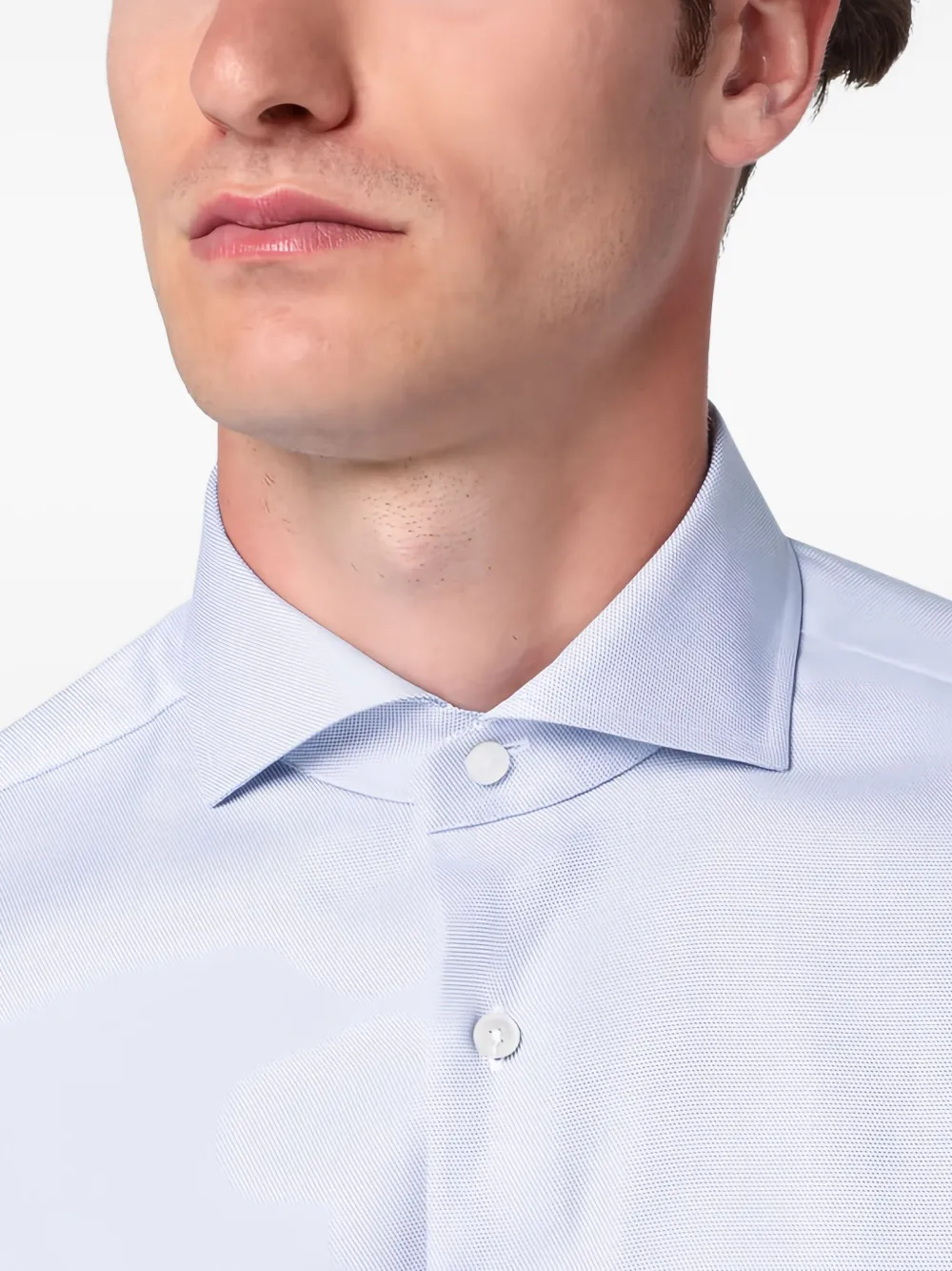 Xacus Overhemd met lange mouwen Blauw