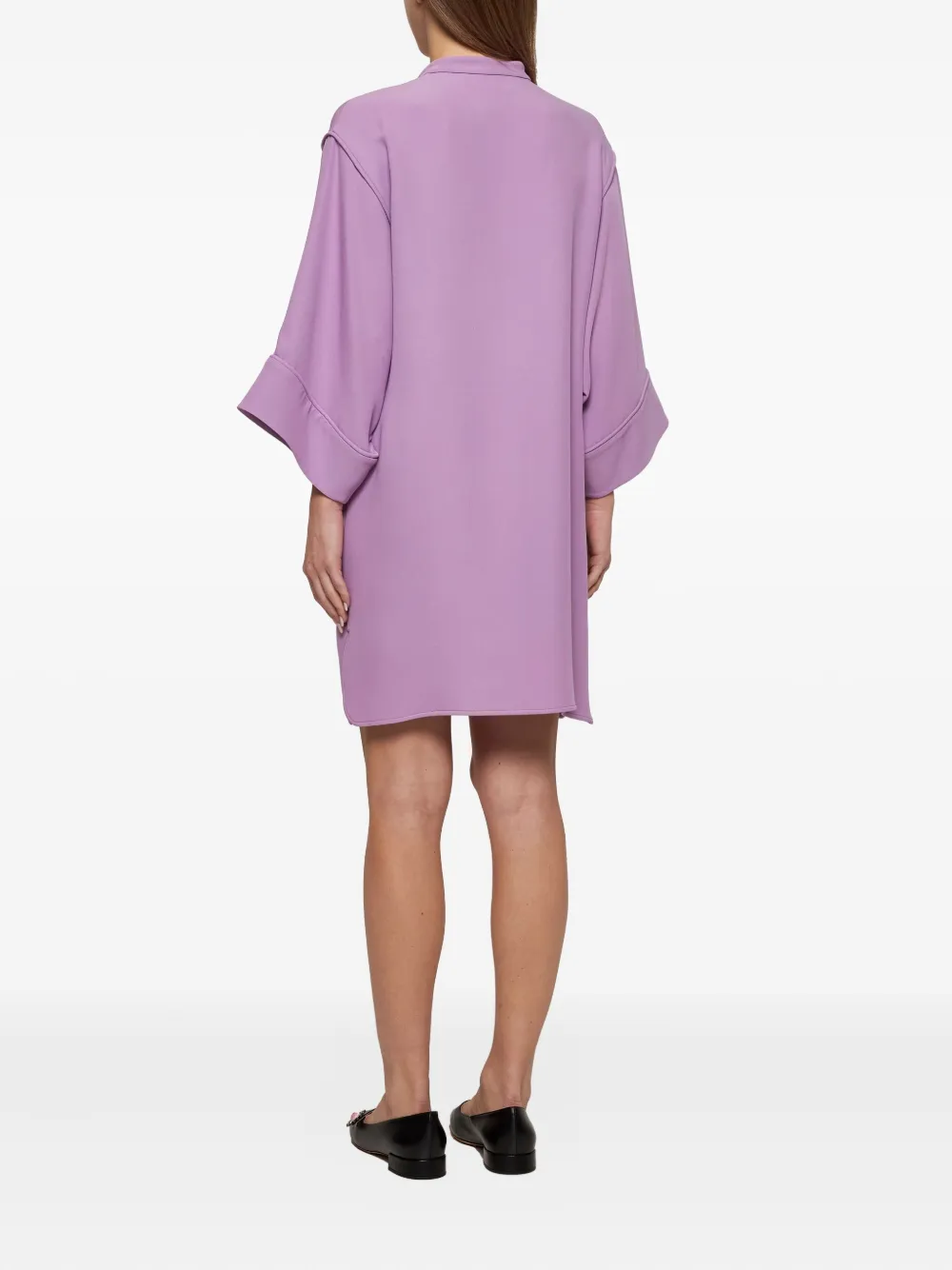 Valentino Garavani Mini-jurk met V-detail Paars