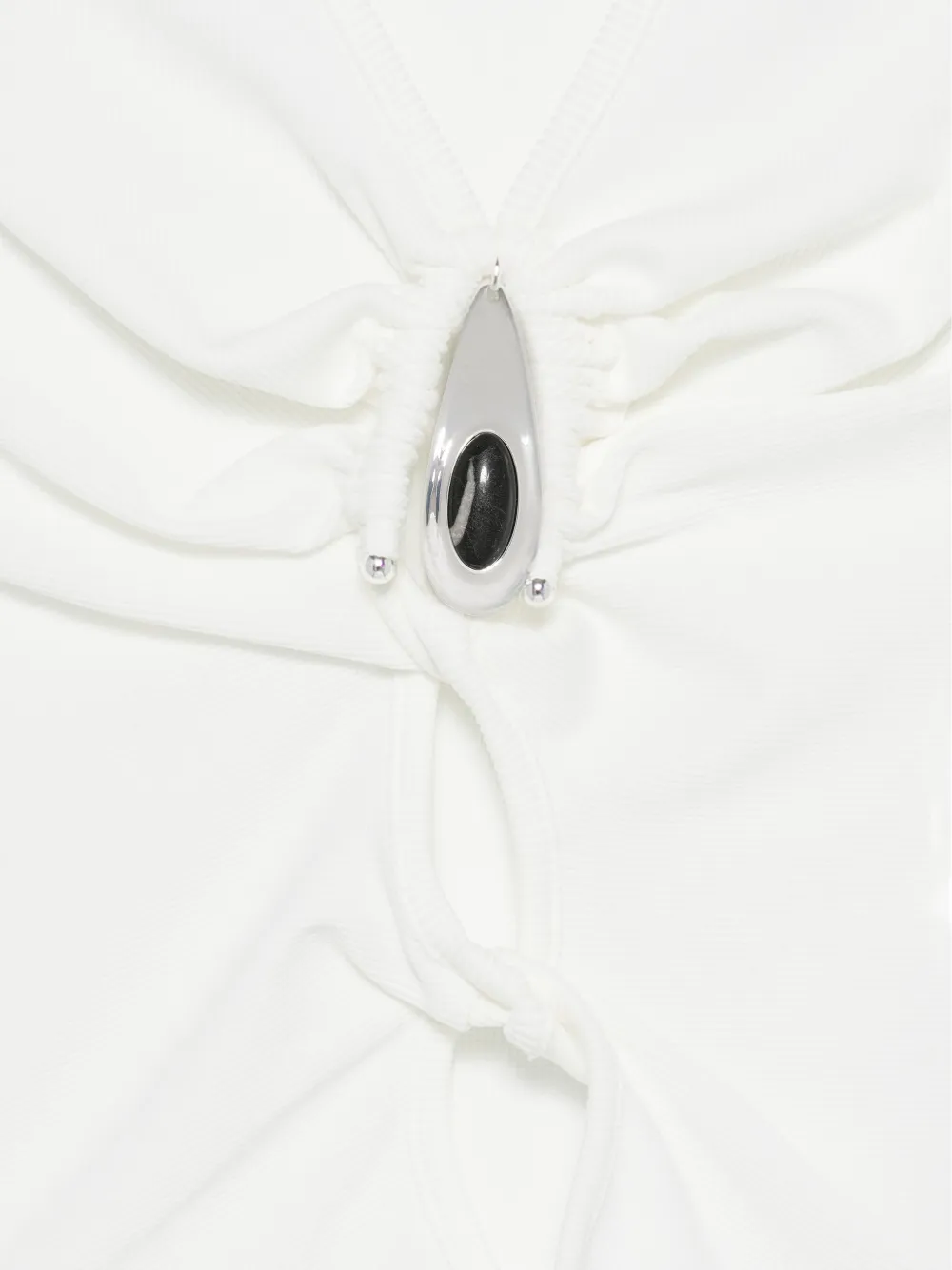  Christopher Esber Crystal-pendant Tank Top - White 