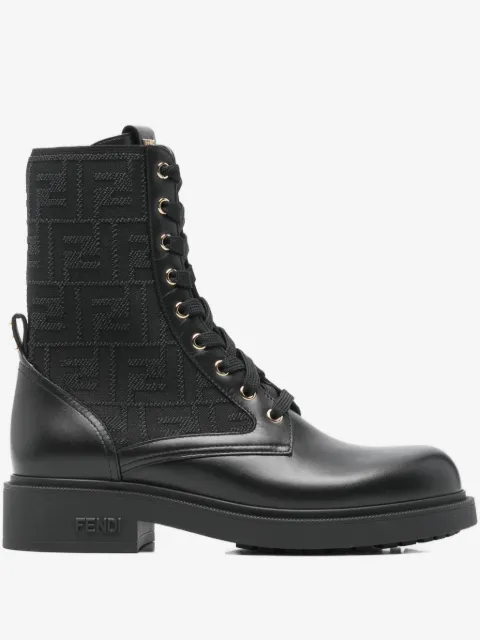 FENDI Filo logo stretch ankle boot