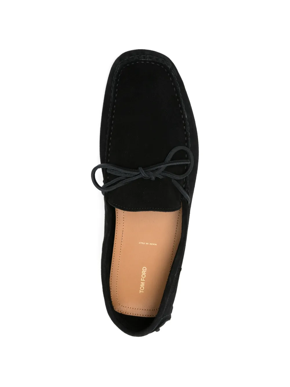 TOM FORD Suède loafers Zwart