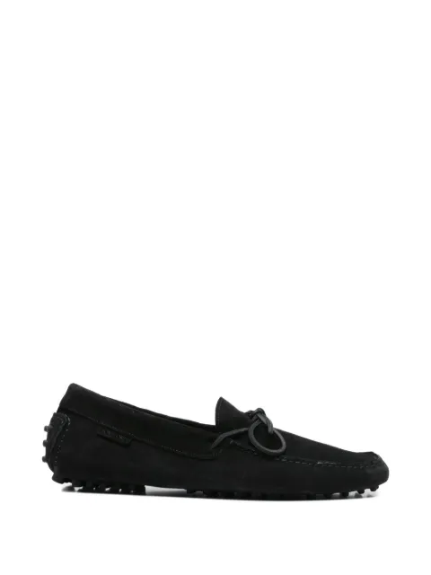 TOM FORD suede tie loafers