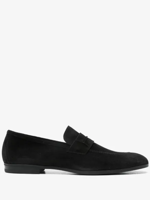 TOM FORD penny-strap suede loafers