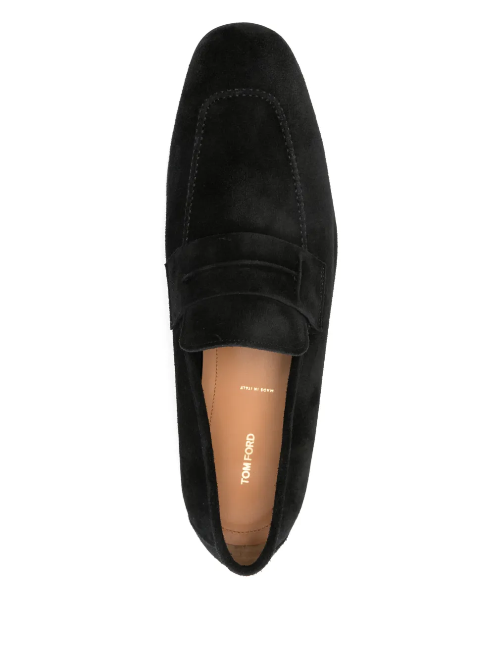 TOM FORD Suède loafers Zwart
