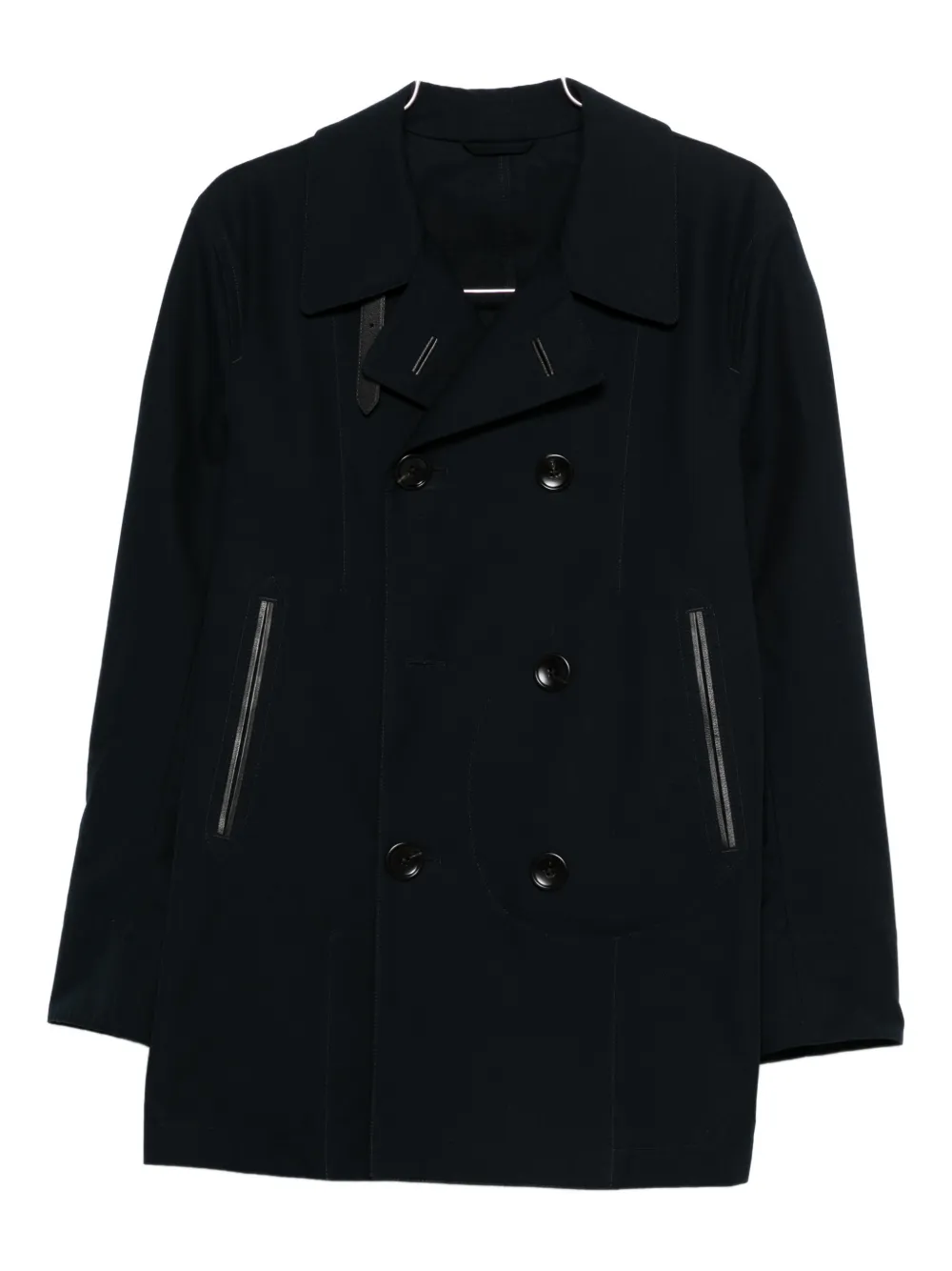 TOM FORD double-breasted trench coat - Blu