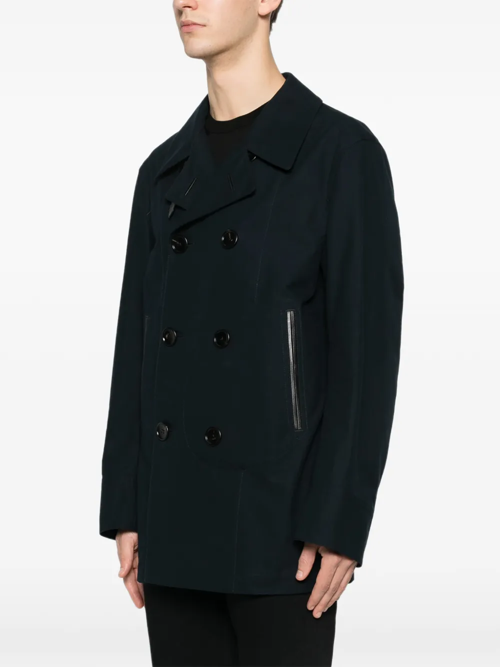  Tom Ford Double-breasted Peacoat - Blue 