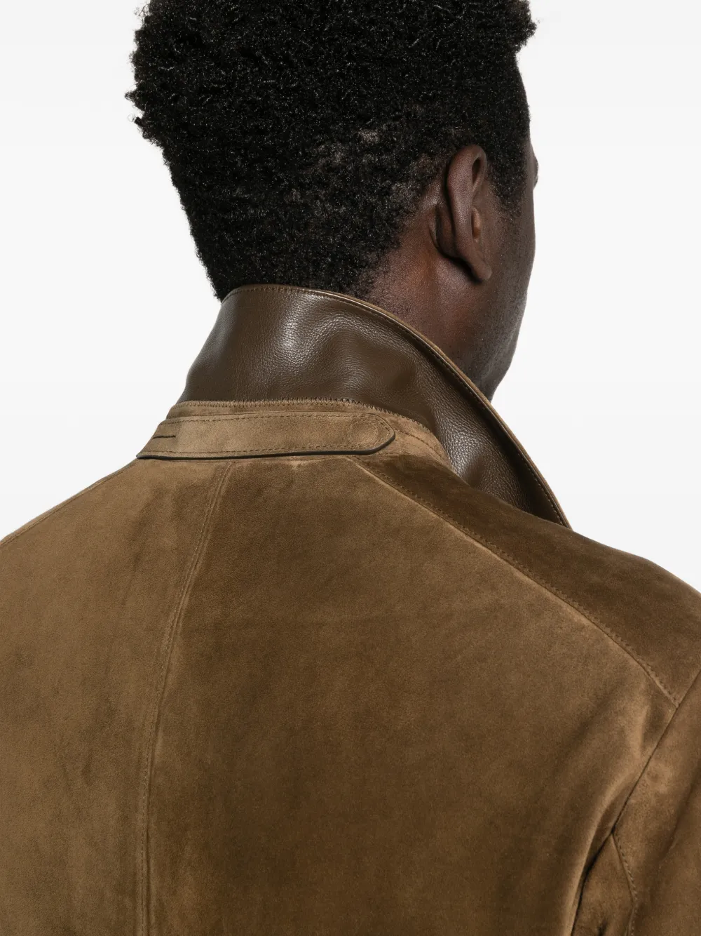 TOM FORD Suède legerjack Bruin