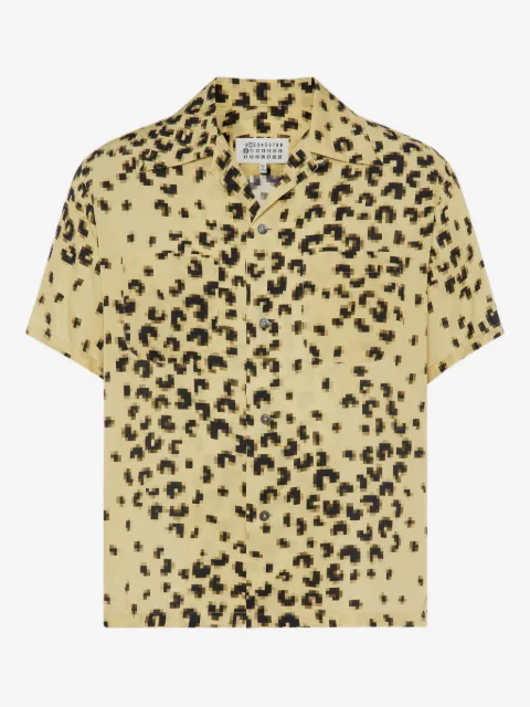 Maison Margiela pixel leopard shirt