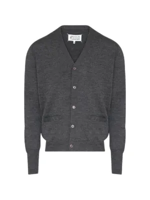 Maison Margiela Vネック カーディガン | グレー | FARFETCH JP
