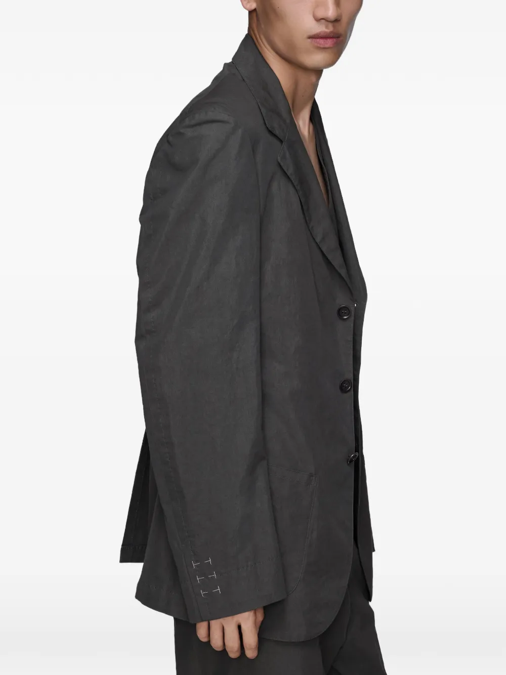 Maison Margiela Zijde-katoenen jack Grijs