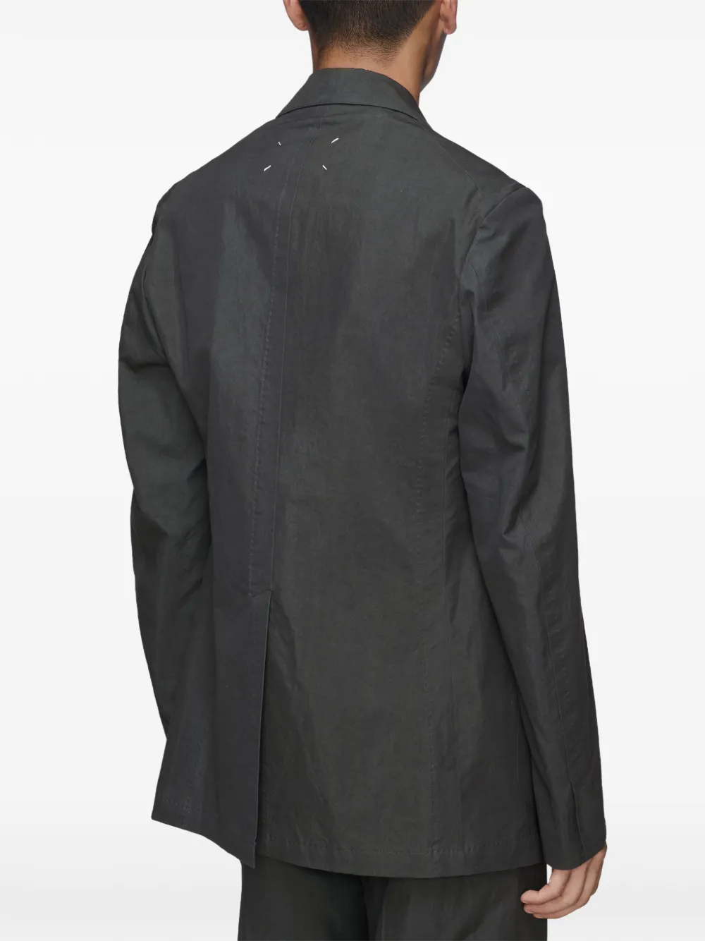 Maison Margiela Zijde-katoenen jack Grijs