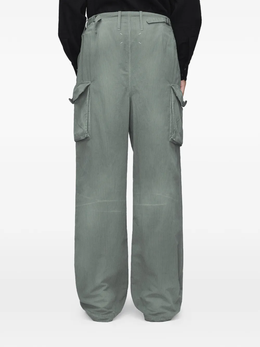 Maison Margiela Cargo broek van katoenblend Grijs