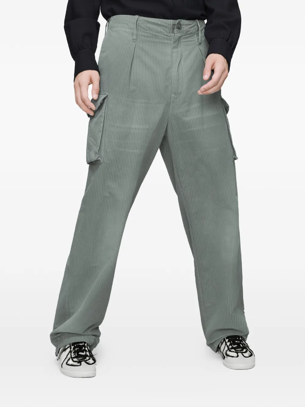 Maison Margiela Cargo broek van katoenblend Grijs