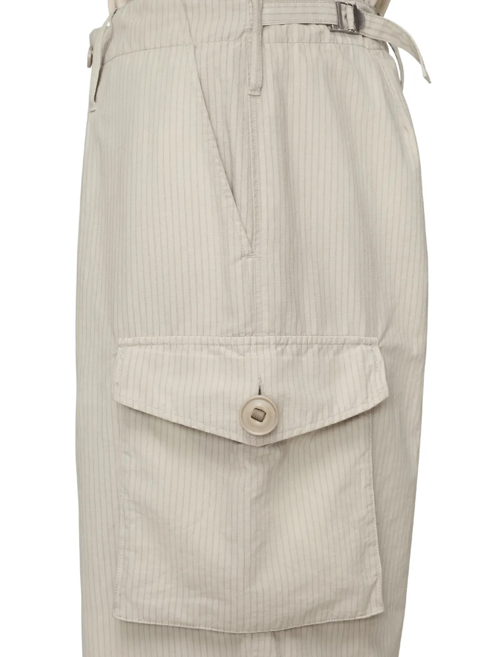 Maison Margiela Broek met cargo zak Beige