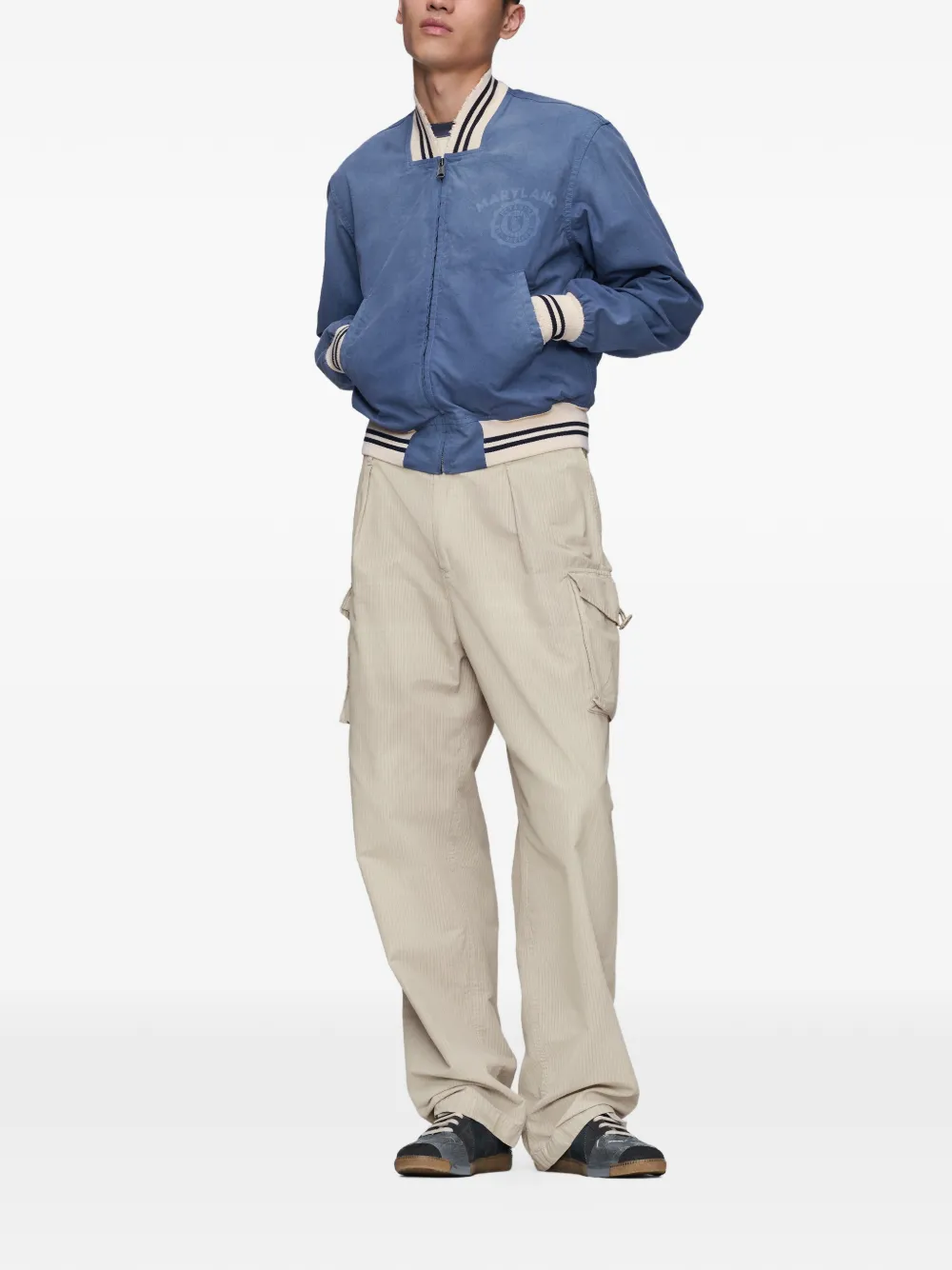 Maison Margiela Broek met cargo zak - Beige