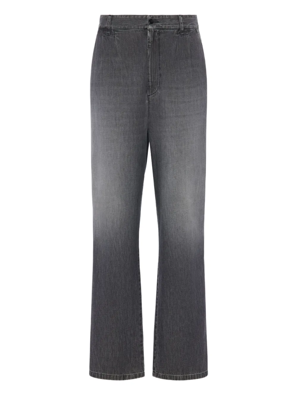 Maison Margiela faded-effect straight-leg jeans - Grigio