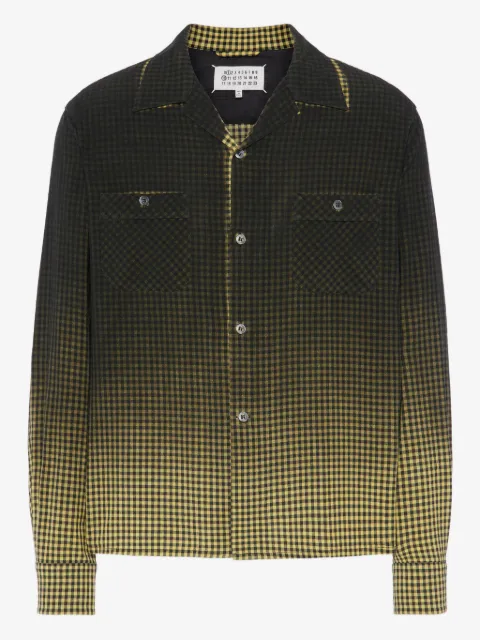 Maison Margiela gradient check shirt