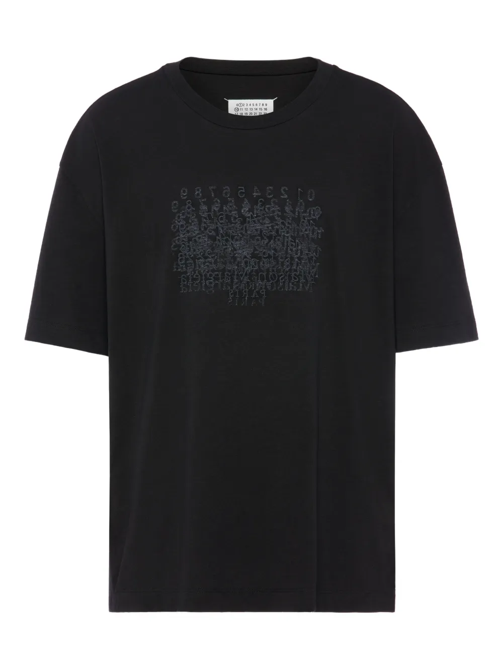 Maison Margiela T-shirt con stampa - Nero