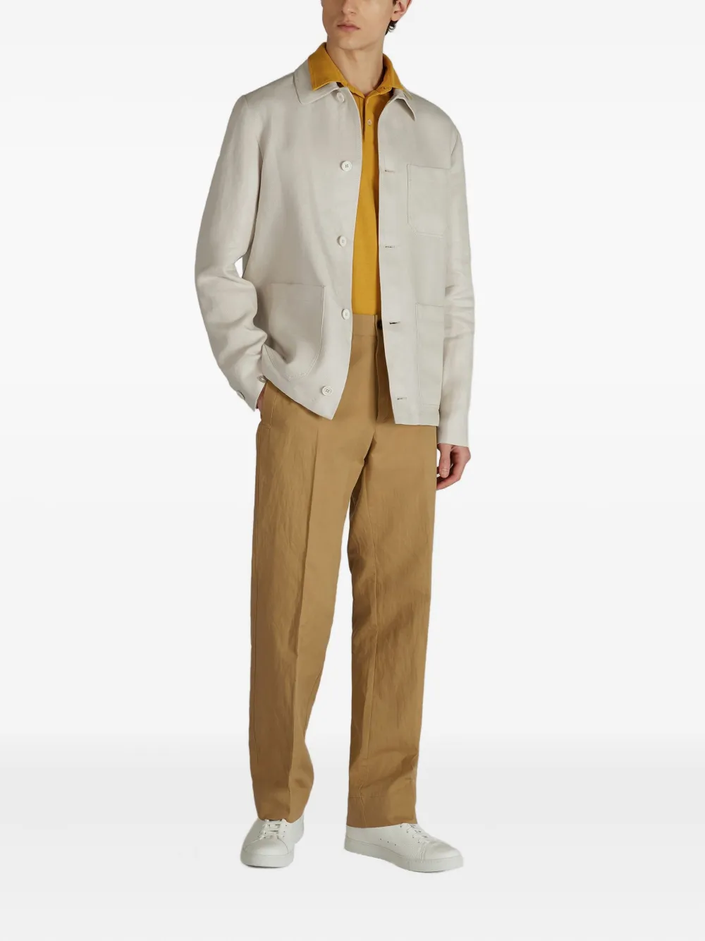 Incotex sobrecamisa con bolsillos de parche | Sobrecamisas | Image 2