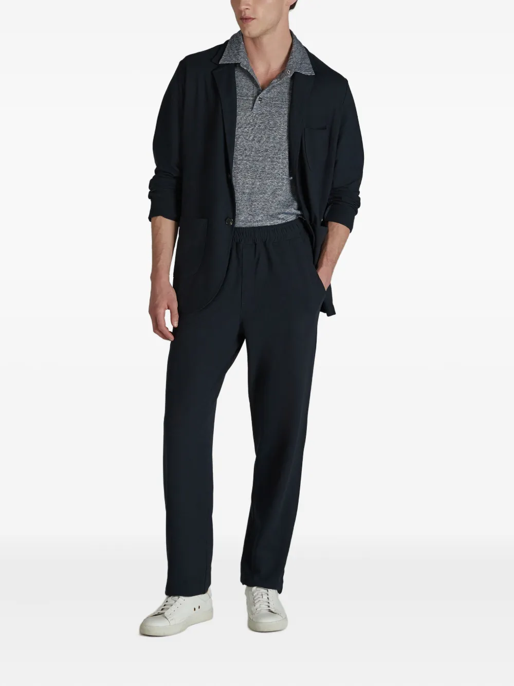 Zanone elasticated cotton trousers | Regular-Fit & Straight Leg Pants | Image 2