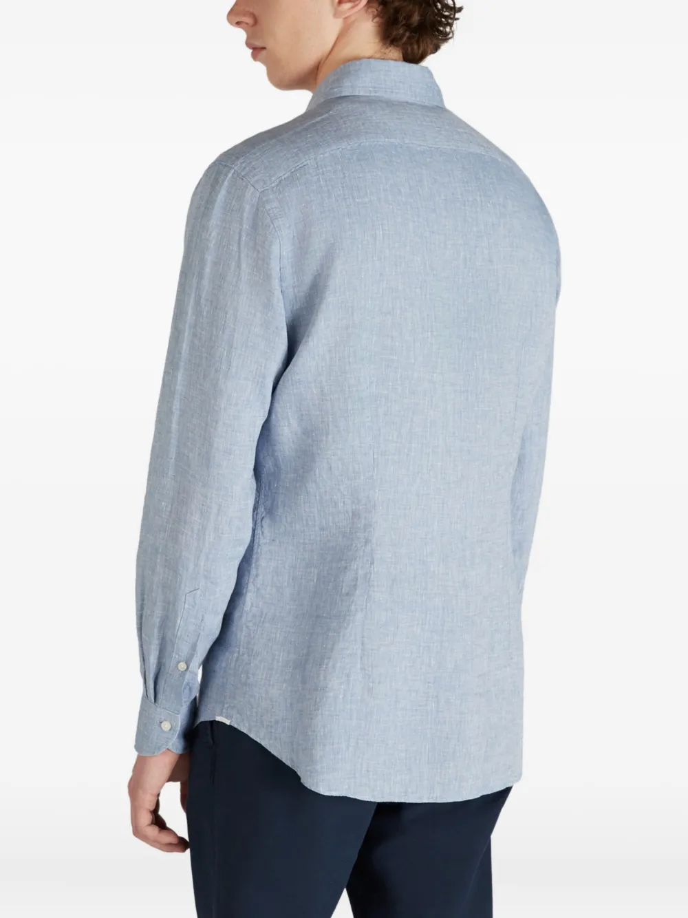 Glanshirt Linen Shirt In Blue
