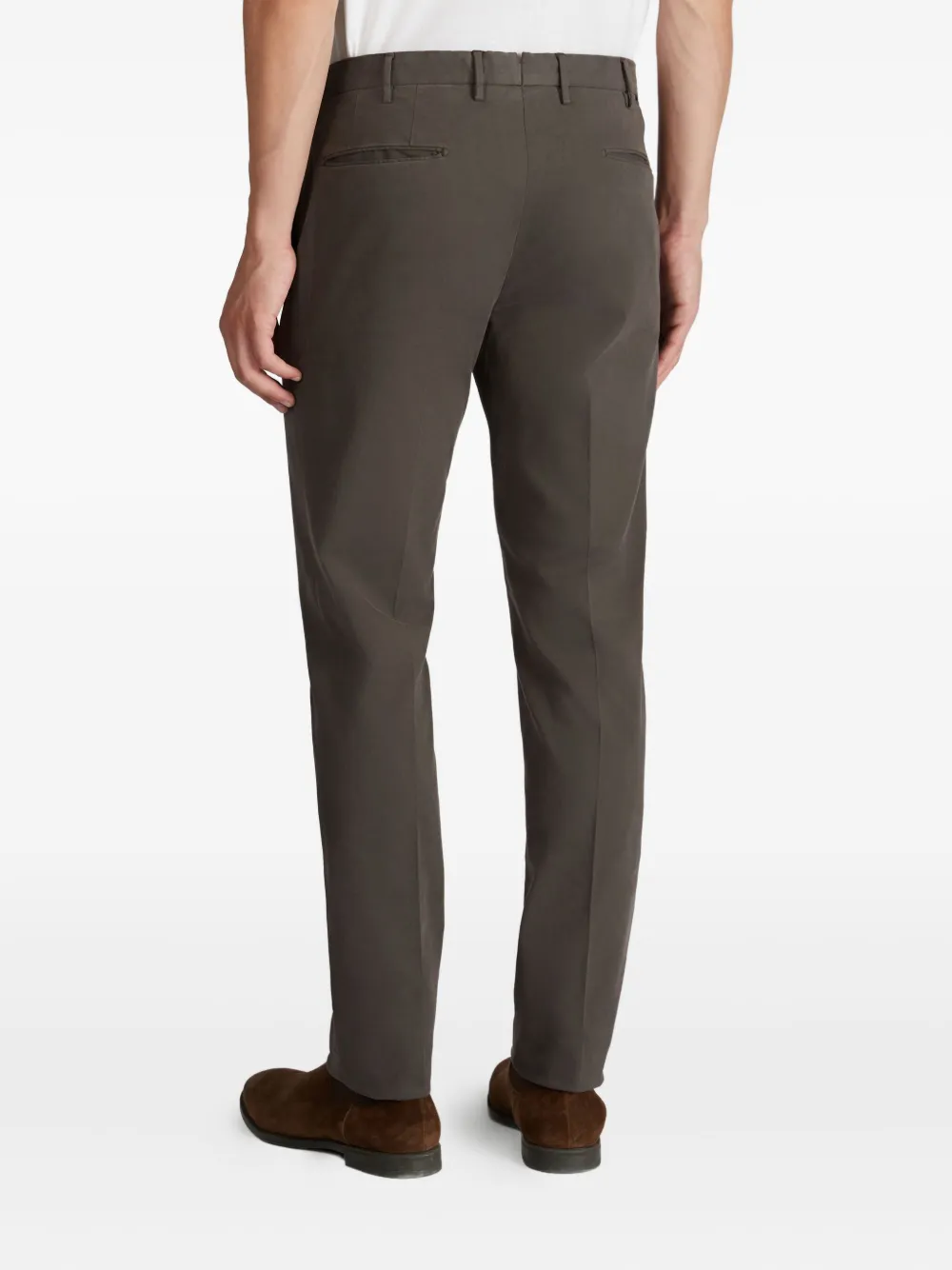 Incotex Buttoned Trousers In Gray