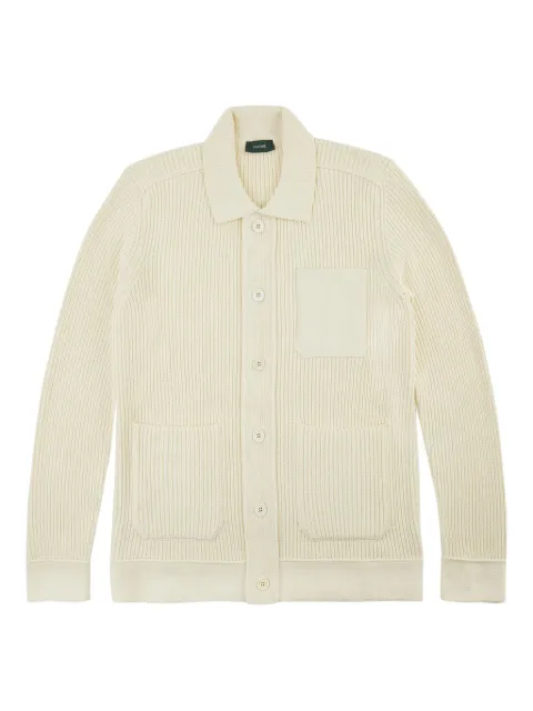 Zanone ribbed cardigan