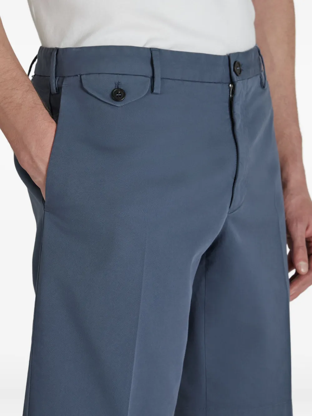 slowear Royal Batavia shorts met knopen Blauw