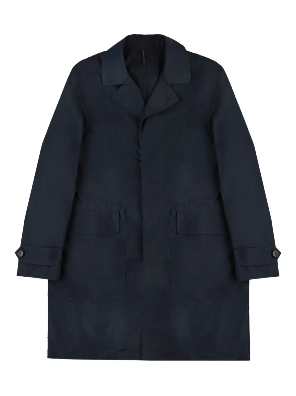 Montedoro flap-pocket button-up coat | Blue | Image 1